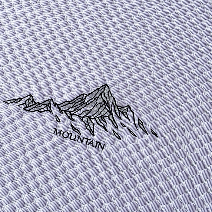 91家纺网 家纺一手货源 找家纺 澳梵家居 2025新款PE中分子A类凉感豆豆刺绣软凉席 冰川-紫