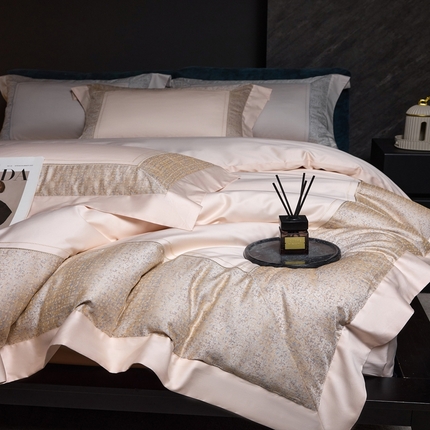 （总）时亿家居 2025新款色织提花四件套-温妮莎