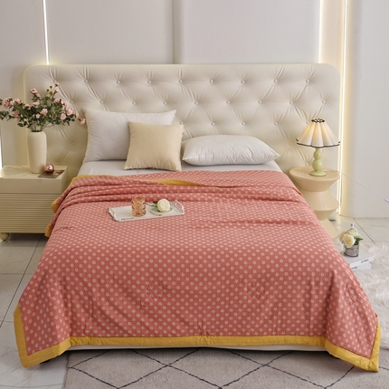 91家纺网 家纺一手货源 找家纺 （总） 博尔菲 2025新款大豆纤维空调被--梅花烙