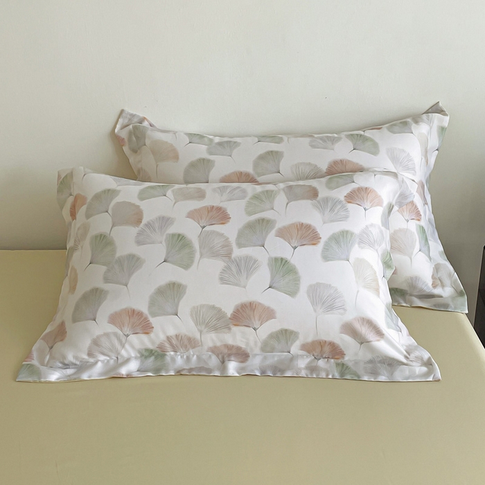 91家纺网 家纺一手货源 找家纺 棉生活家纺 2025新款天丝莱赛尔印花四件套 林间秘信