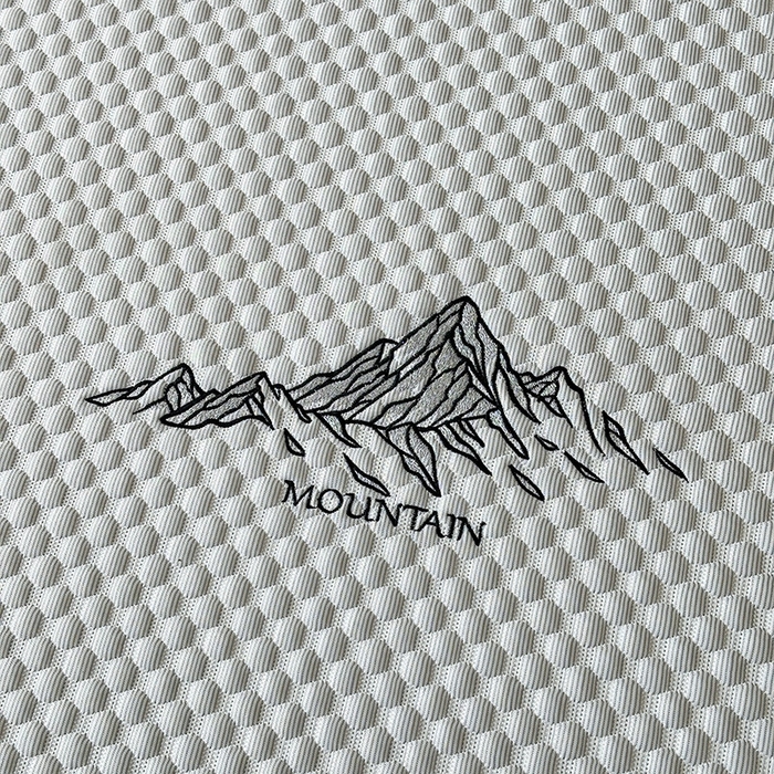 91家纺网 家纺一手货源 找家纺 澳梵家居 2025新款PE中分子A类凉感豆豆刺绣软凉席 冰川-浅灰