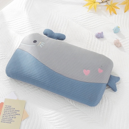 91家纺网 家纺一手货源 找家纺 （总）温蔓2025新款TW卡通鲸鱼记忆棉面包枕