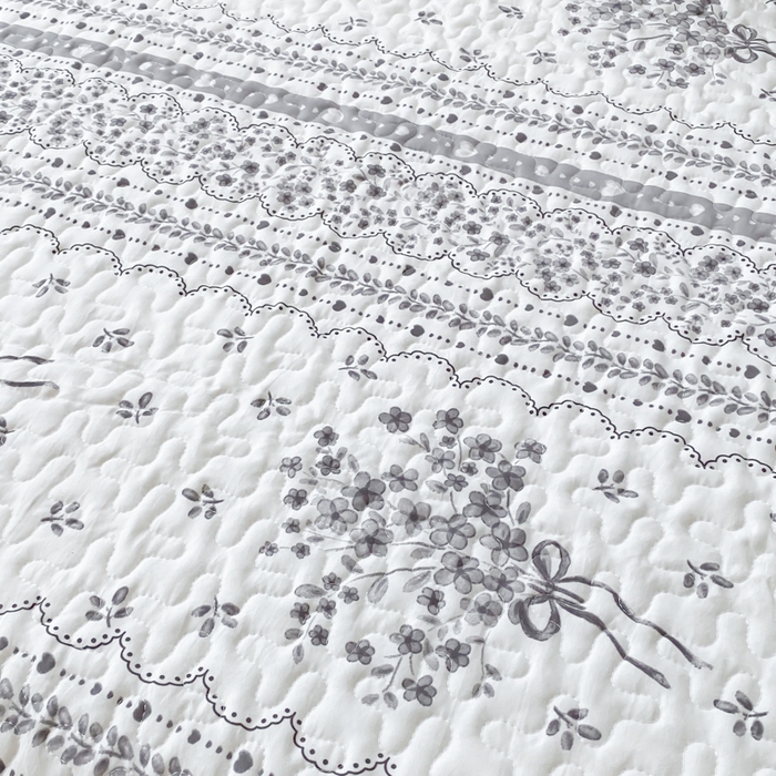 91家纺网 家纺一手货源 找家纺 佳品居 2025新款赫本风床盖四件套 赫本风-繁花