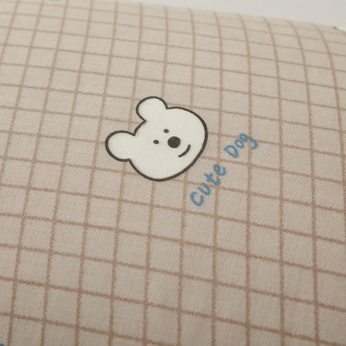 91家纺网 家纺一手货源 找家纺 2025款A类母婴级全棉双层纱枕套_4032 汪格小熊