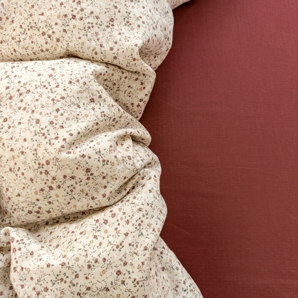 塔塔家居  2025新款全棉纯棉双层纱被套单品单被套被套单件 满天星