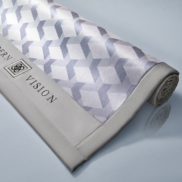 91家纺网 家纺一手货源 找家纺 全季家居 2025新款5A抗菌3D立体冰柔凉感冰丝席 菱形-天蓝 床席款