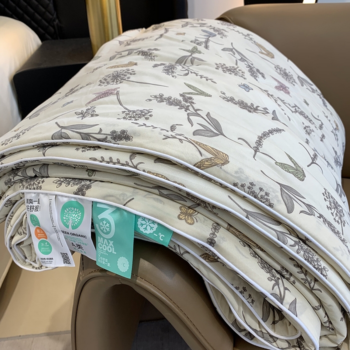 91家纺网 家纺一手货源 找家纺 （总）奈萝家纺 2025新款冰皮凉感丝夏被空调被