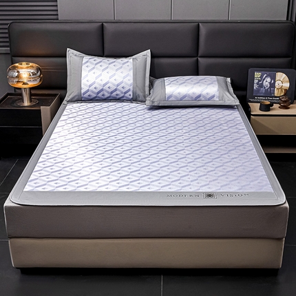 91家纺网 家纺一手货源 找家纺 （总）全季家居 2025新款5A抗菌3D立体冰柔凉感冰丝席