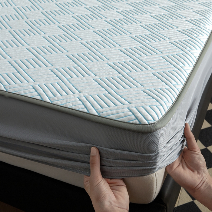 91家纺网 家纺一手货源 找家纺 （总）2025新款韩国外贸爆款加厚PE中分子凉感豆豆软席