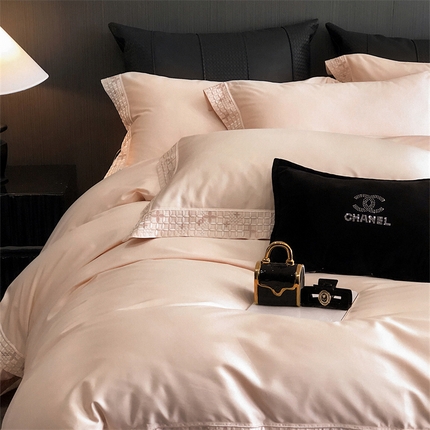 保罗圣迪奥 2025新款简约款全棉长绒棉四件套—星阑 星阑-玉色