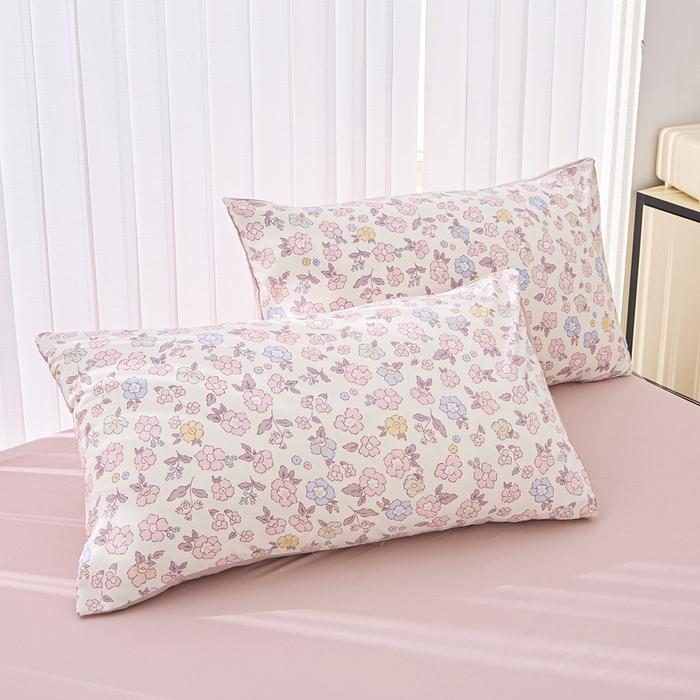 91家纺网 家纺一手货源 找家纺 蕾诺家纺 2025新款直播新款A类有氧提花云纱棉圆角吊边工艺四件套学生三件套 梦幻巴黎