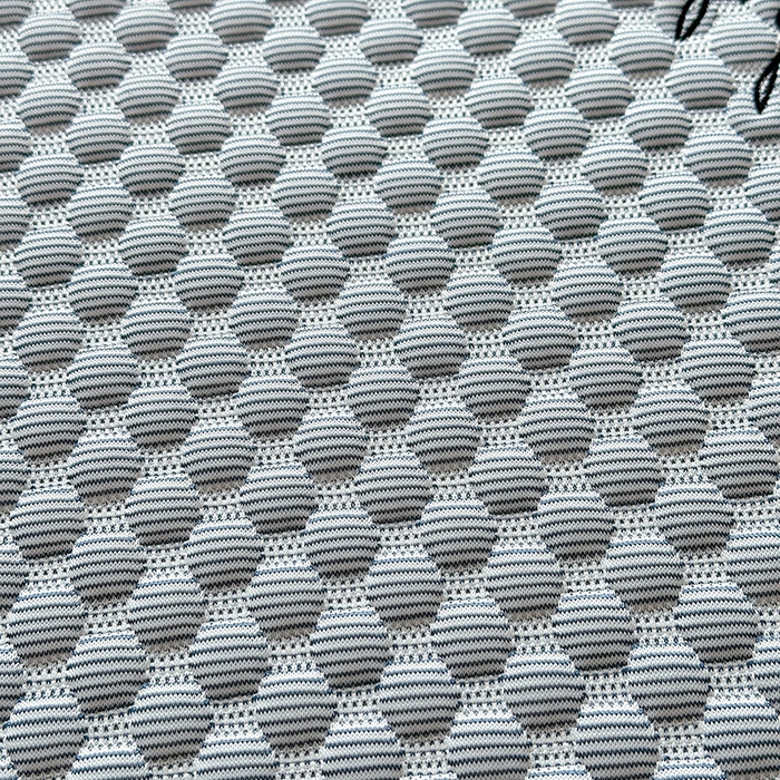 91家纺网 家纺一手货源 找家纺 澳梵家居 2025新款PE中分子A类凉感豆豆刺绣软凉席 冰川-深灰