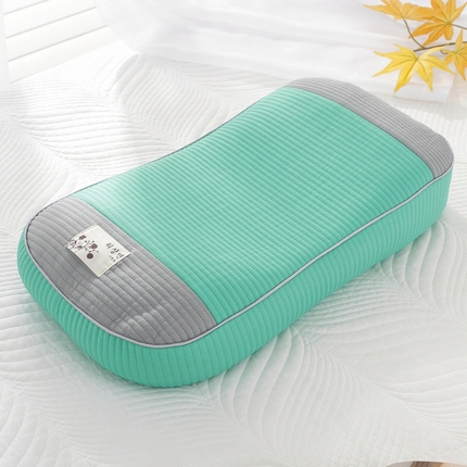 温蔓2025新款TW韩式拼接皇帝枕 绿色