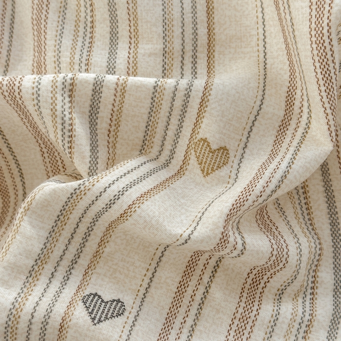 91家纺网 家纺一手货源 找家纺 塔塔家居  2025新款全棉纯棉双层纱被套单品单被套被套单件 摩卡