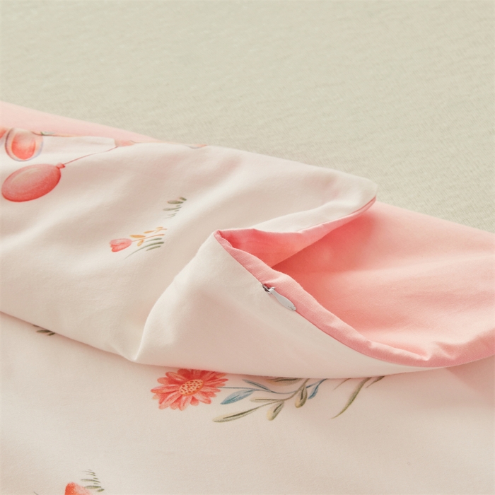 91家纺网 家纺一手货源 找家纺 艾佳宝贝 2025A类儿童全棉多功能单被套可拆式夏被四季被子 春日游玩