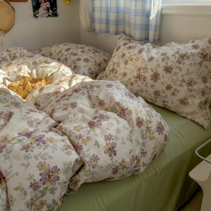 91家纺网 家纺一手货源 找家纺 （总）塔塔家居  2025新款全棉纯棉双层纱四件套