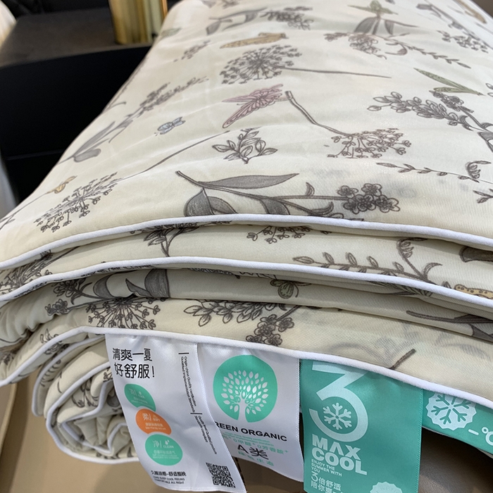 91家纺网 家纺一手货源 找家纺 （总）奈萝家纺 2025新款冰皮凉感丝夏被空调被