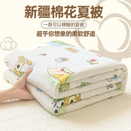 91家纺网 家纺一手货源 找家纺 （总）好睡棉 2025新款柔软裸睡级水洗棉夏被新疆棉花被夏凉被空调被被子