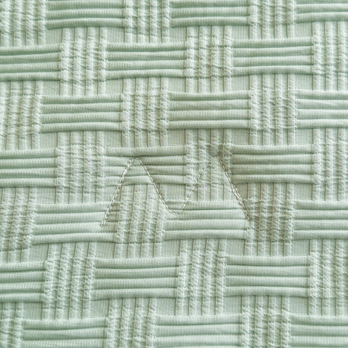 91家纺网 家纺一手货源 找家纺 雨洋家纺 2025新款亲肤华夫格大豆夏被 华夫格-绿