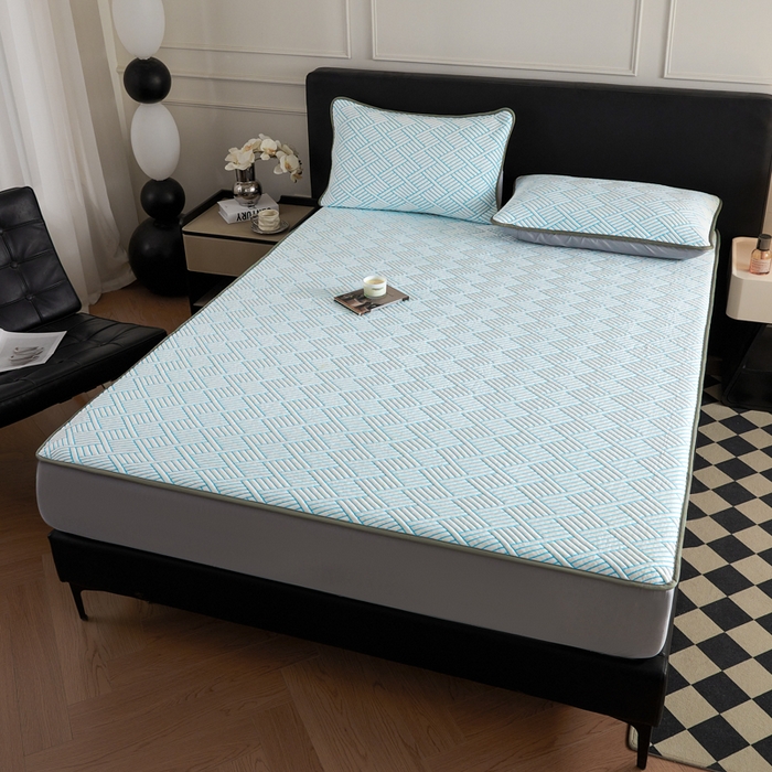 91家纺网 家纺一手货源 找家纺 （总）2025新款韩国外贸爆款加厚PE中分子凉感豆豆软席