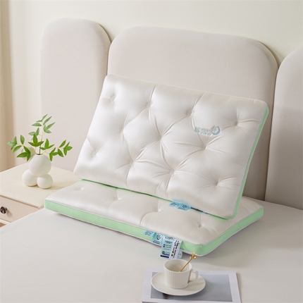 91家纺网 家纺一手货源 找家纺 麦肯锡家居  2025新款CLIMA COOL 二代水光雪花枕终版