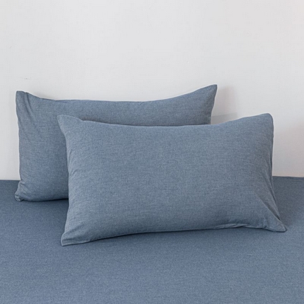 91家纺网 家纺一手货源 找家纺 （总）优眠坊 2025新款全棉色织水洗棉枕套