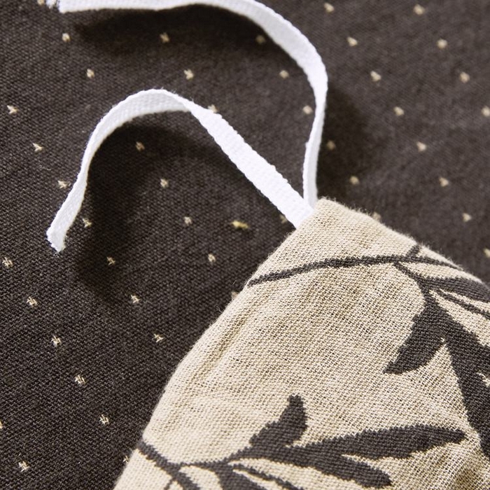 91家纺网 家纺一手货源 找家纺 2025新款全棉色织双层纱纽扣款四件套 扶苏-深咖