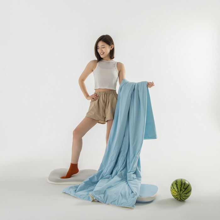 91家纺网 家纺一手货源 找家纺 （总）佳居缘 2025新款锦氨冰川凉感冰菓裸感被