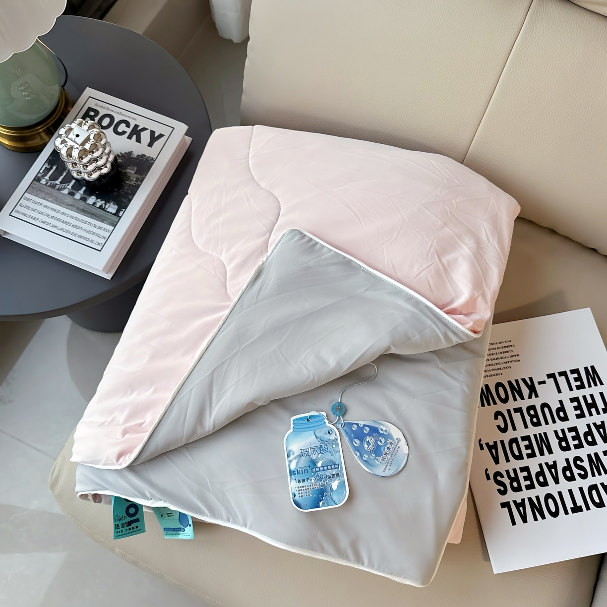 91家纺网 家纺一手货源 找家纺 （总）兜米 2025夏季玻尿酸凉感冰皮被夏凉被空调被