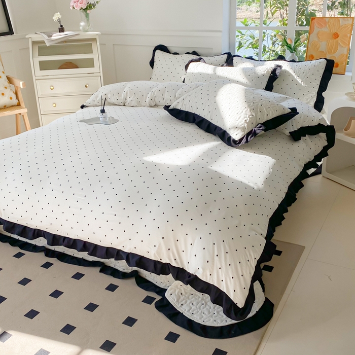 91家纺网 家纺一手货源 找家纺 （总）佳品居 2025新款赫本风床盖四件套