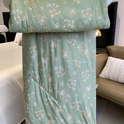 91家纺网 家纺一手货源 找家纺 （总）奈萝家纺 2025新款冰皮凉感丝夏被空调被