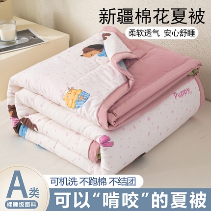 91家纺网 家纺一手货源 找家纺 （总）好睡棉 2025新款柔软裸睡级水洗棉夏被新疆棉花被夏凉被空调被被子