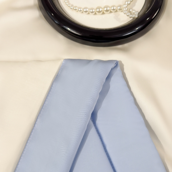 91家纺网 家纺一手货源 找家纺 2025新款清凉舒适水洗冰丝刺绣夏被四件套 熊猫-奶白蓝