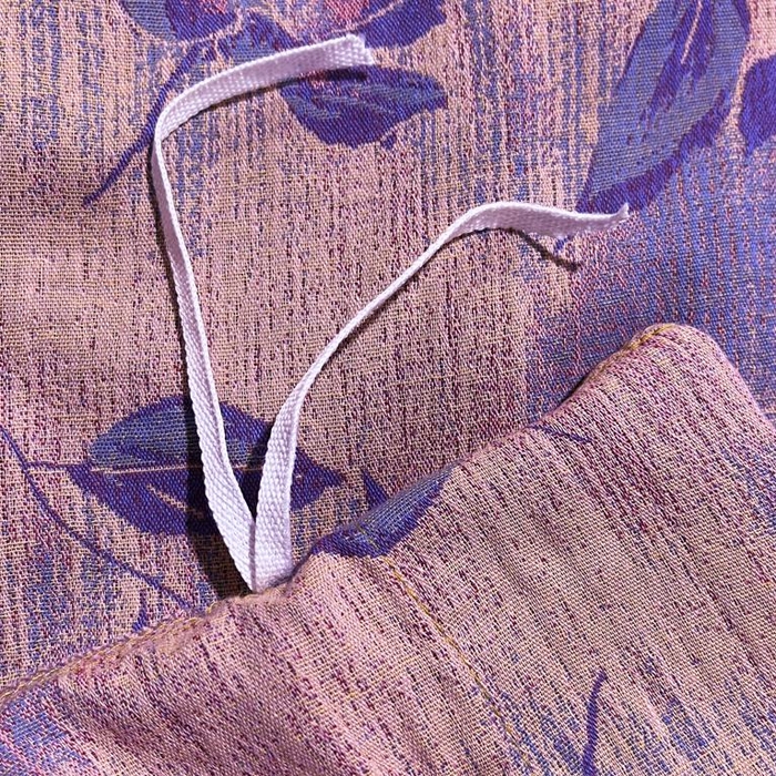 91家纺网 家纺一手货源 找家纺 2025新款全棉色织双层纱纽扣款四件套 花海-紫罗兰