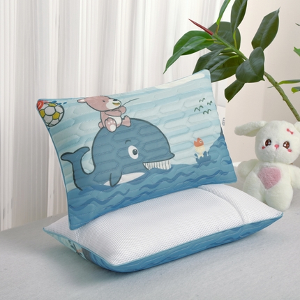 91家纺网 家纺一手货源 找家纺 （总）大熊枕芯 2025新款卡通儿童枕芯决明子枕