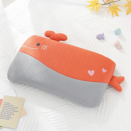 91家纺网 家纺一手货源 找家纺 （总）温蔓2025新款TW卡通鲸鱼记忆棉面包枕