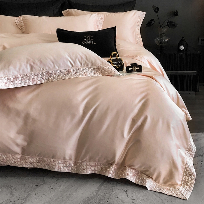 91家纺网 家纺一手货源 找家纺 保罗圣迪奥 2025新款简约款全棉长绒棉四件套—星阑 星阑-玉色