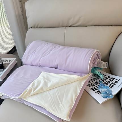 91家纺网 家纺一手货源 找家纺 （总）兜米 2025夏季玻尿酸凉感冰皮被夏凉被空调被