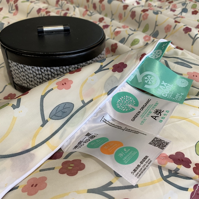 91家纺网 家纺一手货源 找家纺 奈萝家纺 2025新款冰皮凉感丝夏被空调被 觅屿