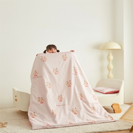 91家纺网 家纺一手货源 找家纺 （总）艾佳宝贝 2025A类儿童全棉多功能单被套可拆式夏被四季被子