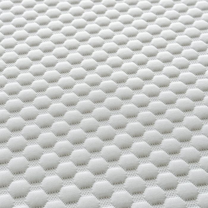 91家纺网 家纺一手货源 找家纺 澳梵家居 2025新款PE中分子A类凉感豆豆刺绣软凉席 冰川-高级白