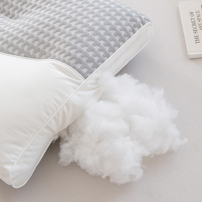 91家纺网 家纺一手货源 找家纺 大熊枕芯 2025新款安颈1号冰豆豆枕芯 安颈1号-灰