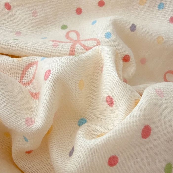 91家纺网 家纺一手货源 找家纺 于果 2025新款全棉双层纱花边款 奶油派