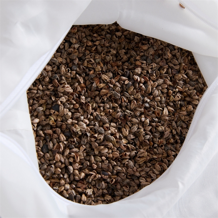 91家纺网 家纺一手货源 找家纺 大熊枕芯2025新款3d条纹荞麦枕 元宝荞麦枕-蓝45*15cm