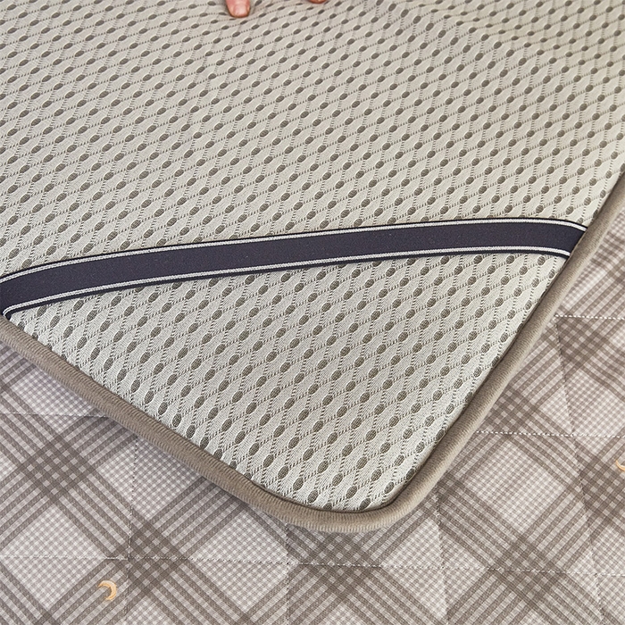 91家纺网 家纺一手货源 找家纺 丽诺床垫 2025新款全棉抗菌三明治学生床垫 兰诺