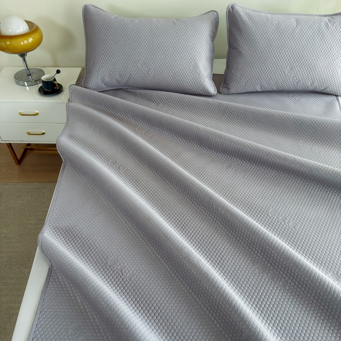 91家纺网 家纺一手货源 找家纺 许林2025新款凉豆豆床席 轻奢-灰