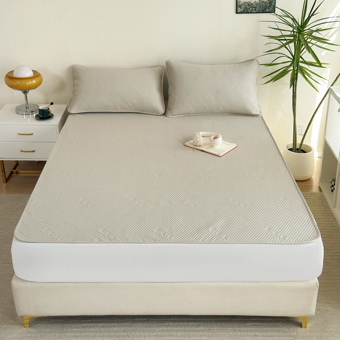 91家纺网 家纺一手货源 找家纺 许林2025新款凉豆豆床席 轻奢-金