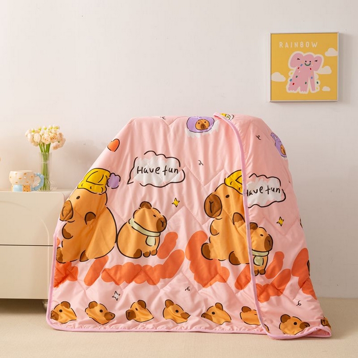 91家纺网 家纺一手货源 找家纺 （总）景艺家纺 2025新款儿童夏被夏凉被被子被芯