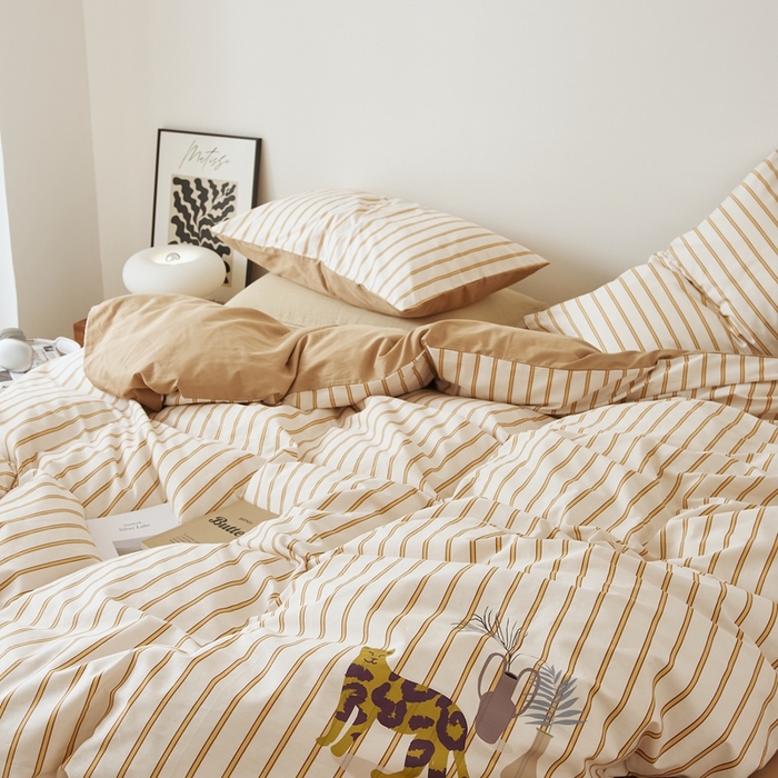 91家纺网 家纺一手货源 找家纺 原研家居 2025新款40支全棉13070烫画系列 川谷