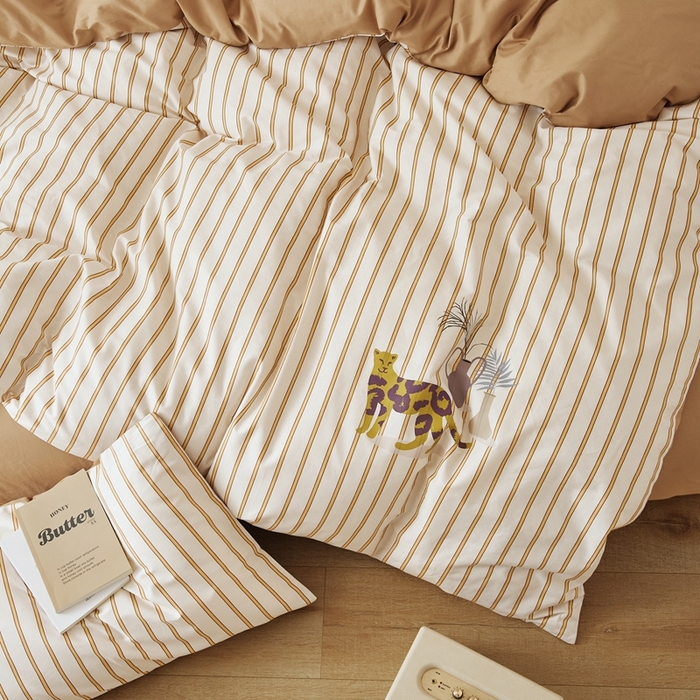 91家纺网 家纺一手货源 找家纺 原研家居 2025新款40支全棉13070烫画系列 川谷